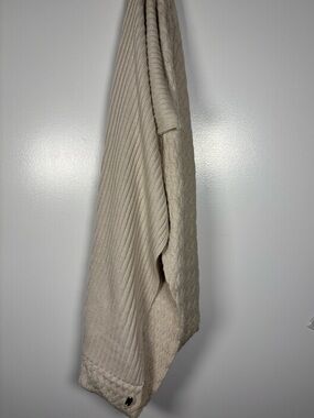 Source Unknown Cream Cable Knit Wrap Scarf